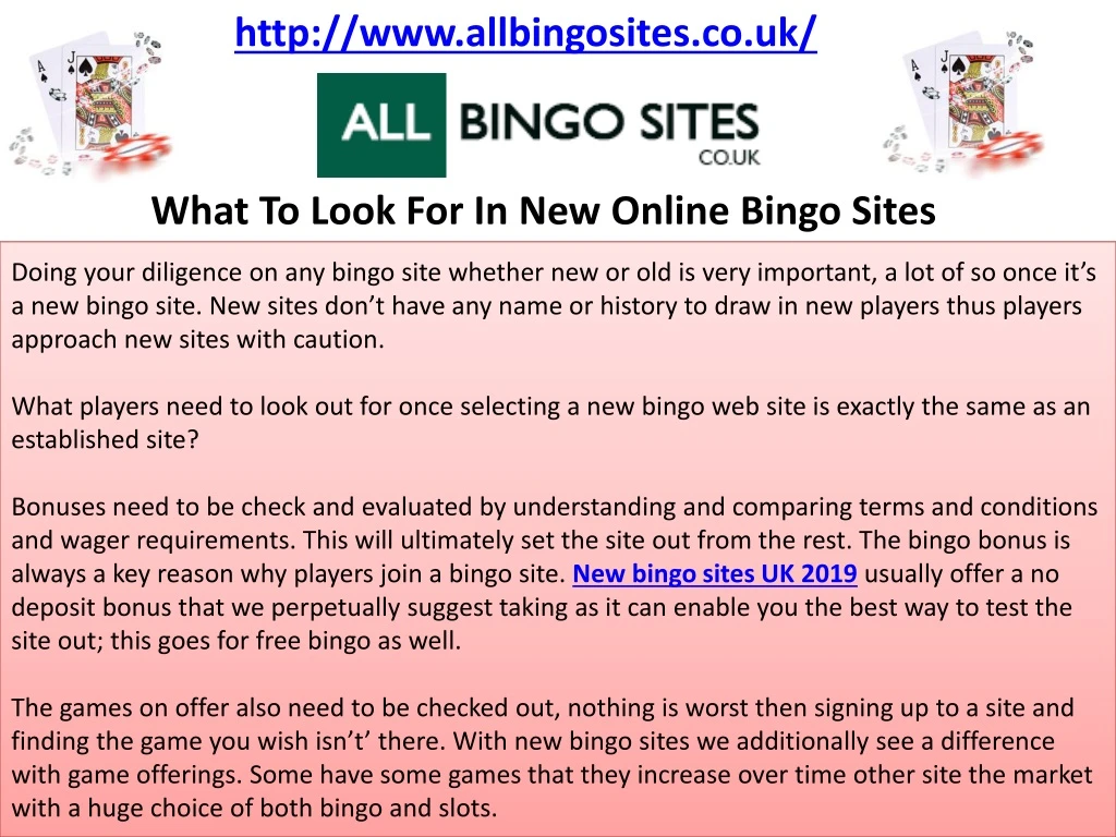 http www allbingosites co uk