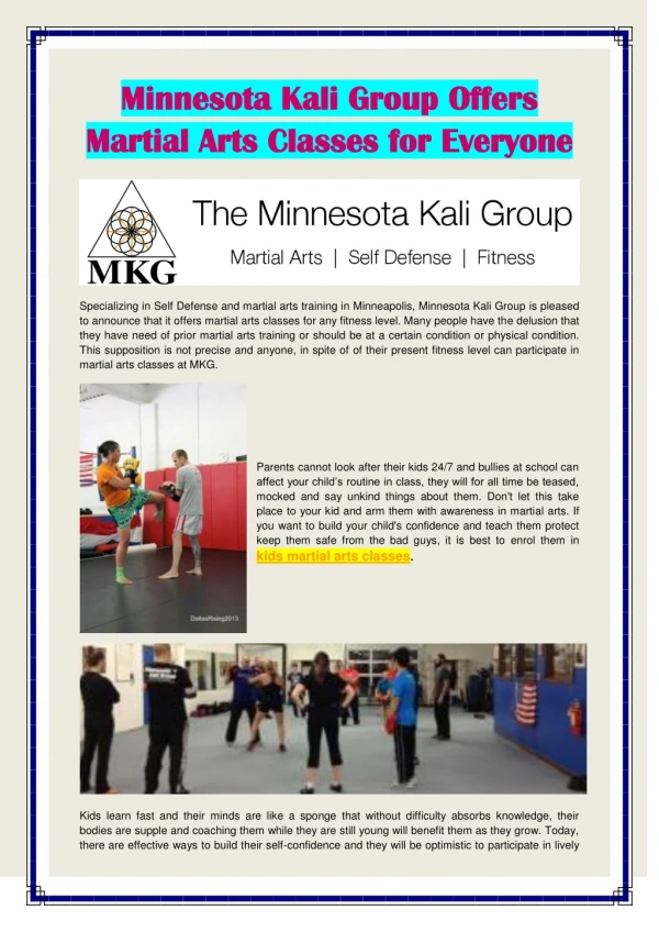 Martial Arts Minneapolis