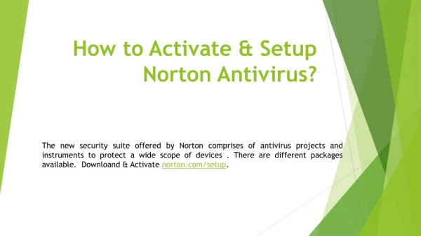 How to Activate & Setup Norton Antivirus
