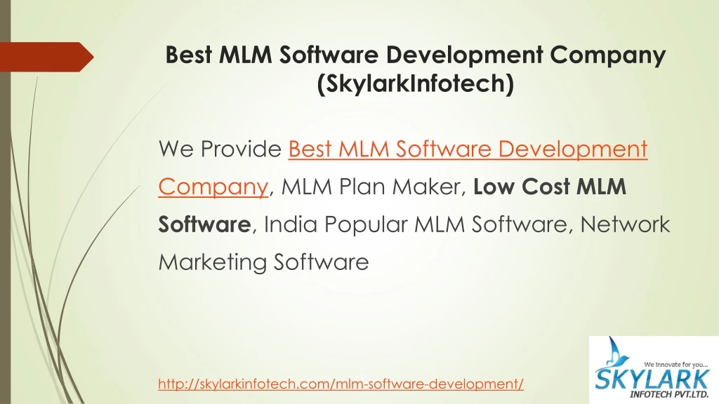 best mlm software development company