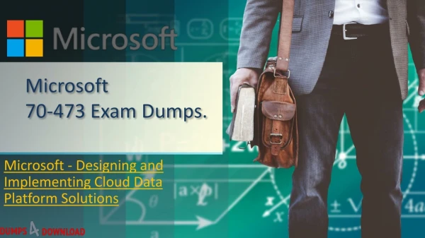 Microsoft 70-473 Free Exam Demo Questions - Dumps4download.us