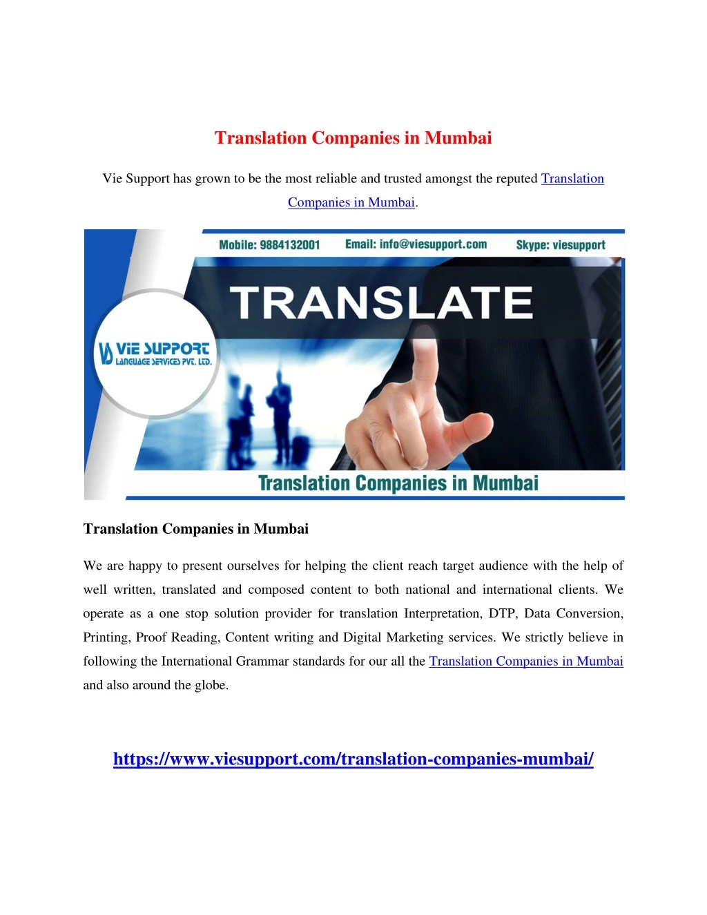 translation companies in mumbai