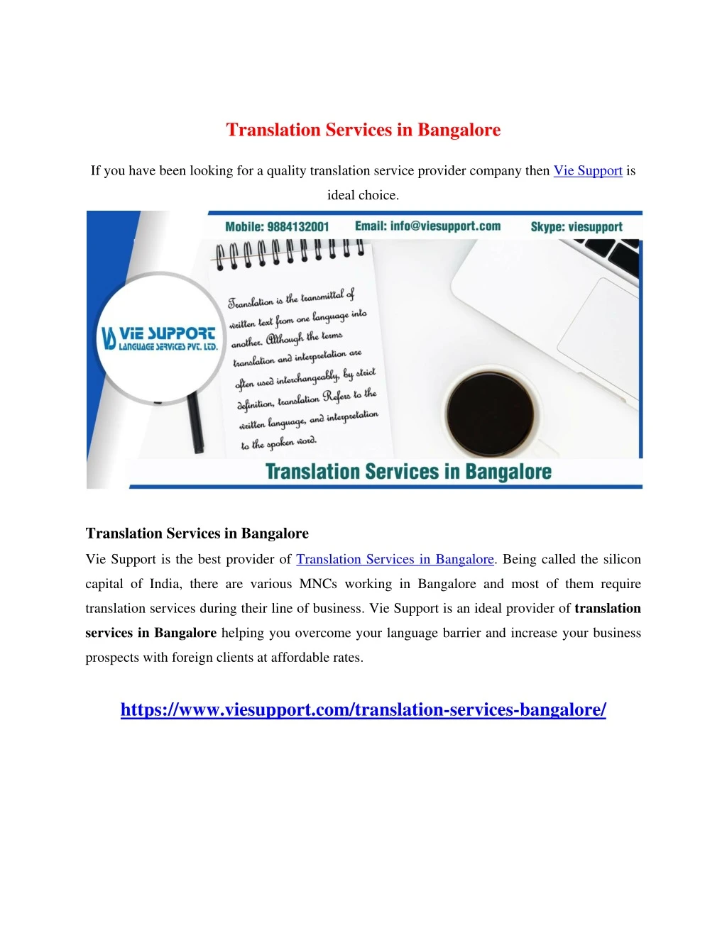 translation services in bangalore