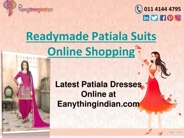 Readymade Patiala Suit Online Shopping