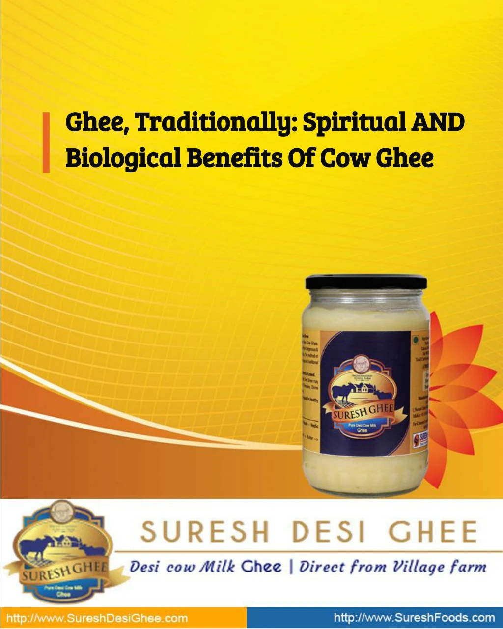 ghee traditionally spiritual and ghee
