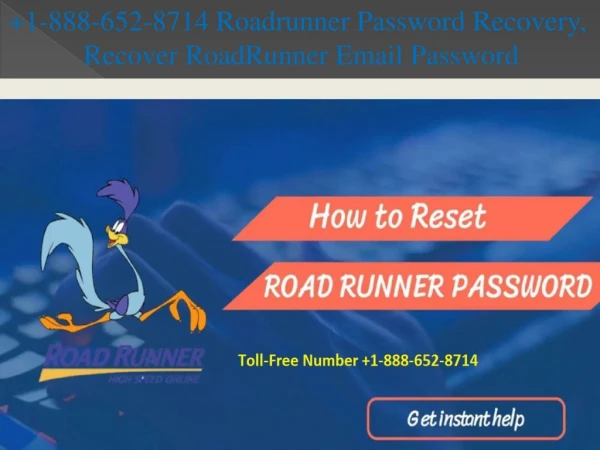 How to Recover RoadRunner Email Password | RoadRunner 1-888-652-8714