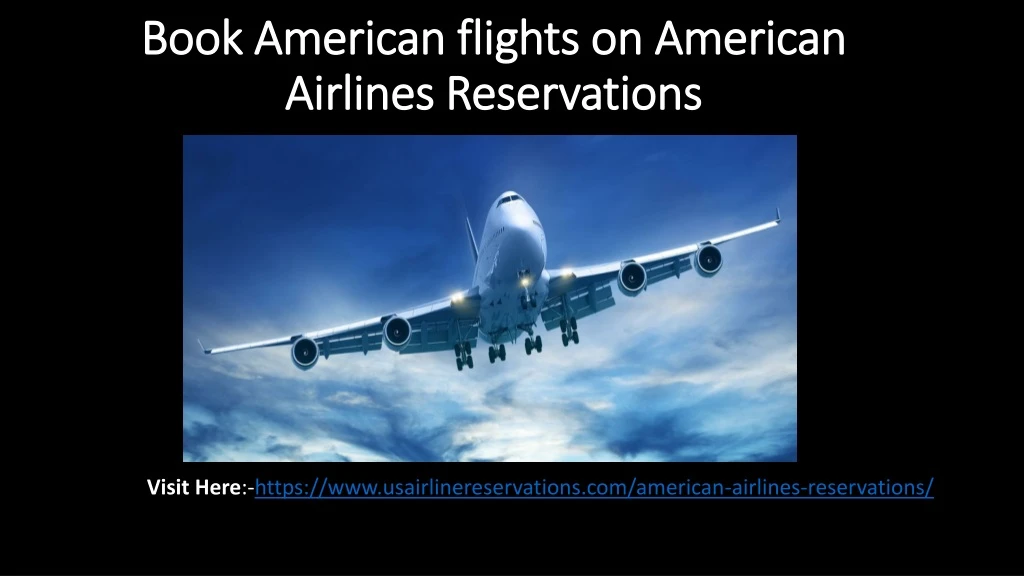 book american flights on american airlines reservations