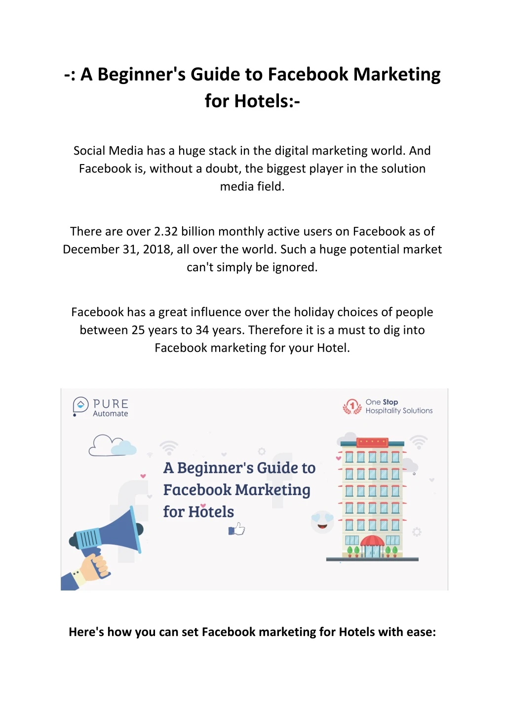 a beginner s guide to facebook marketing