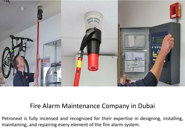 Fire Alarm Maintenance Company in Dubai