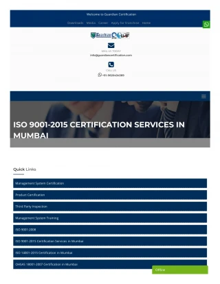 ISO 9001 certification in mumbai | ISO 9001 certification mumbai  - slide 1