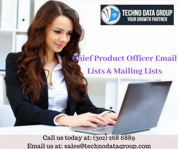 CPO Email Lists & Mailing Lists | Chief product officer Email List in USA