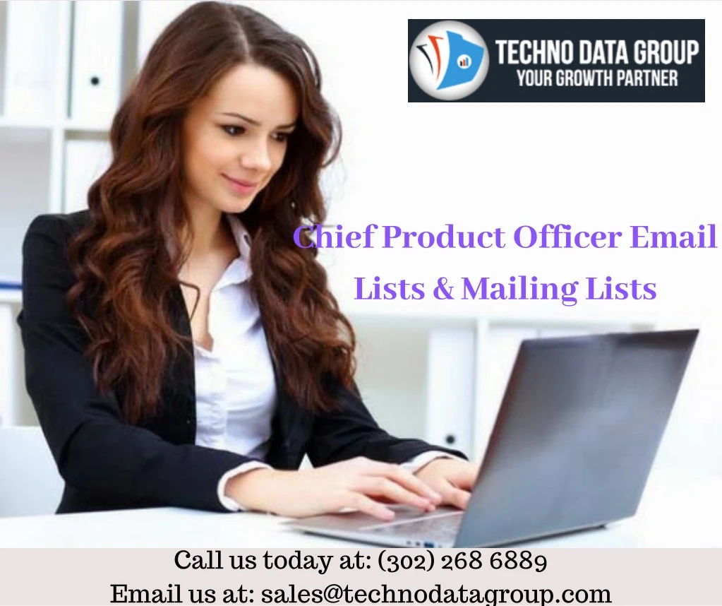chief product officer email lists mailing lists