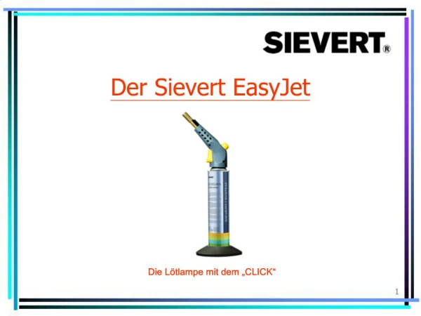 Der Sievert EasyJet