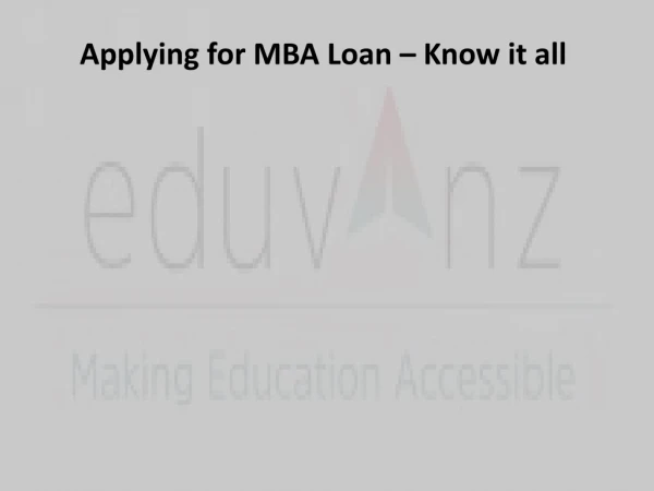SP Jain MBA loan