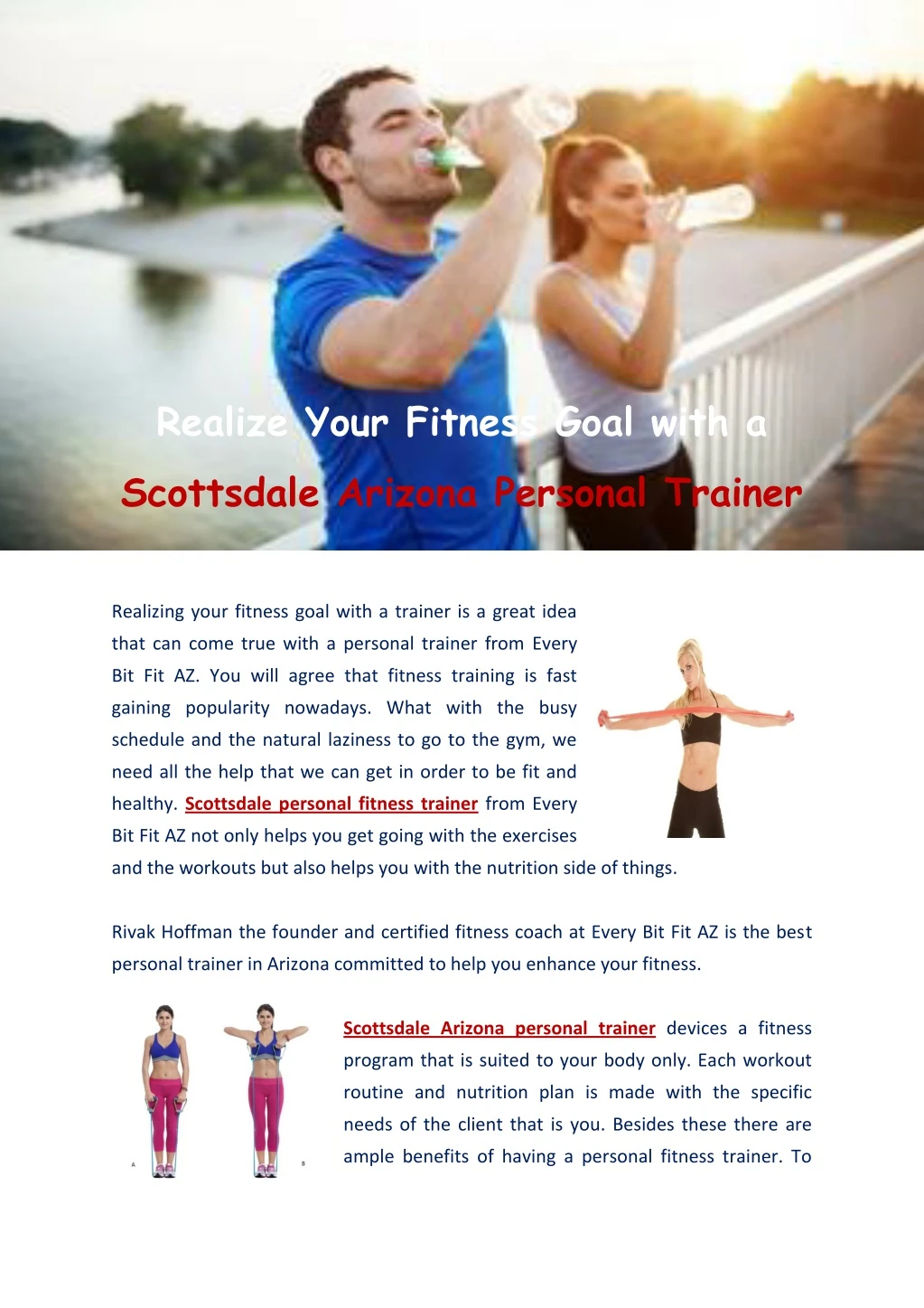 realize your fitness goal with a scottsdale