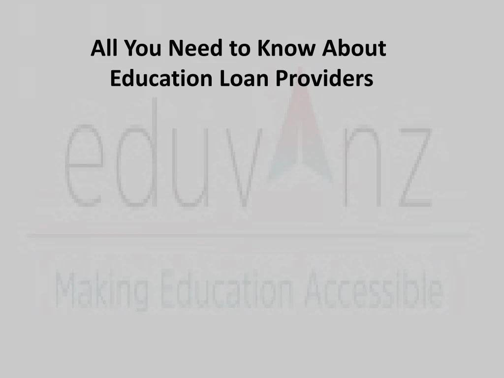 all you need to know about education loan