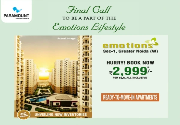 Ready To Move In 2bhk And 3bhk In Greater Noida