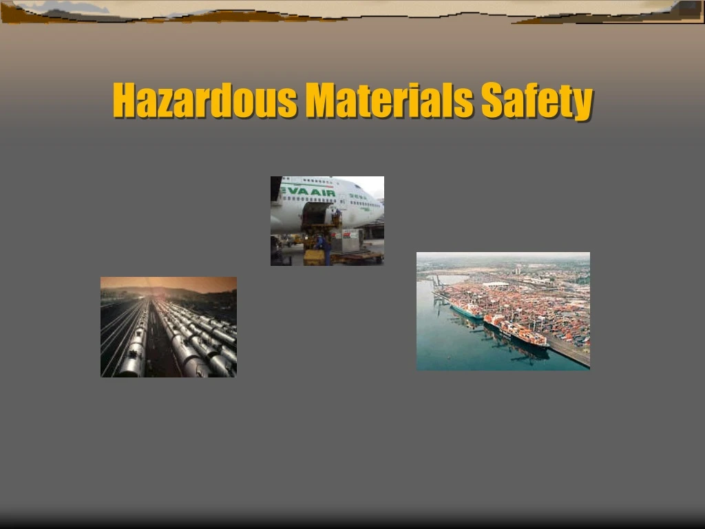 hazardous materials safety