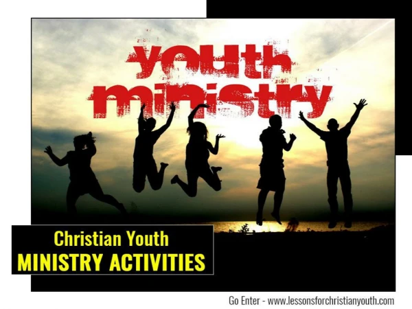 Make yourself optimistically ready with Christian youth ministry activities! | Lesson for youth!