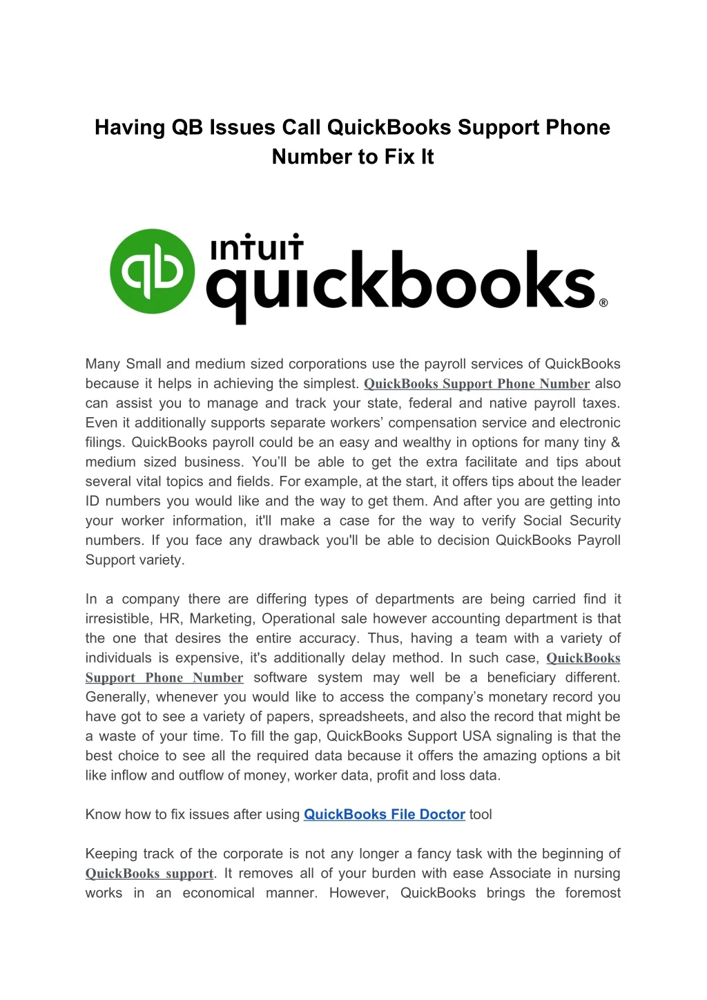 having qb issues call quickbooks support phone