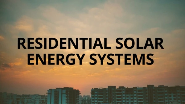 Florida Residential Solar Energy