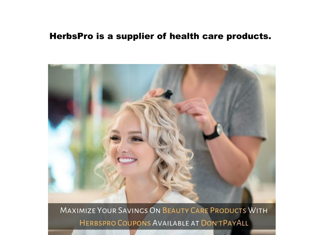 herbspro is a supplier of health care products