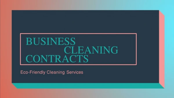 Hire Commercial Cleaning Companies