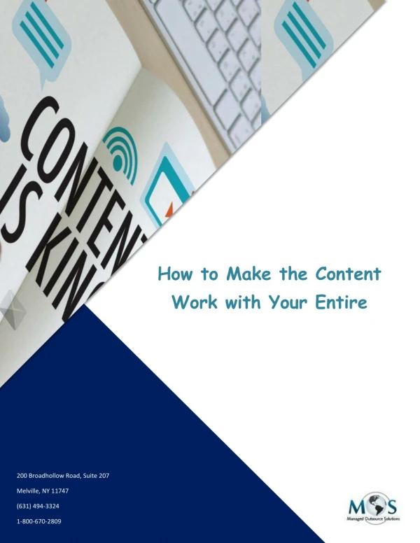 How to Make the Content Work with Your Entire Marketing Strategy