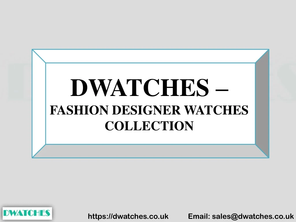 dwatches fashion designer watches collection