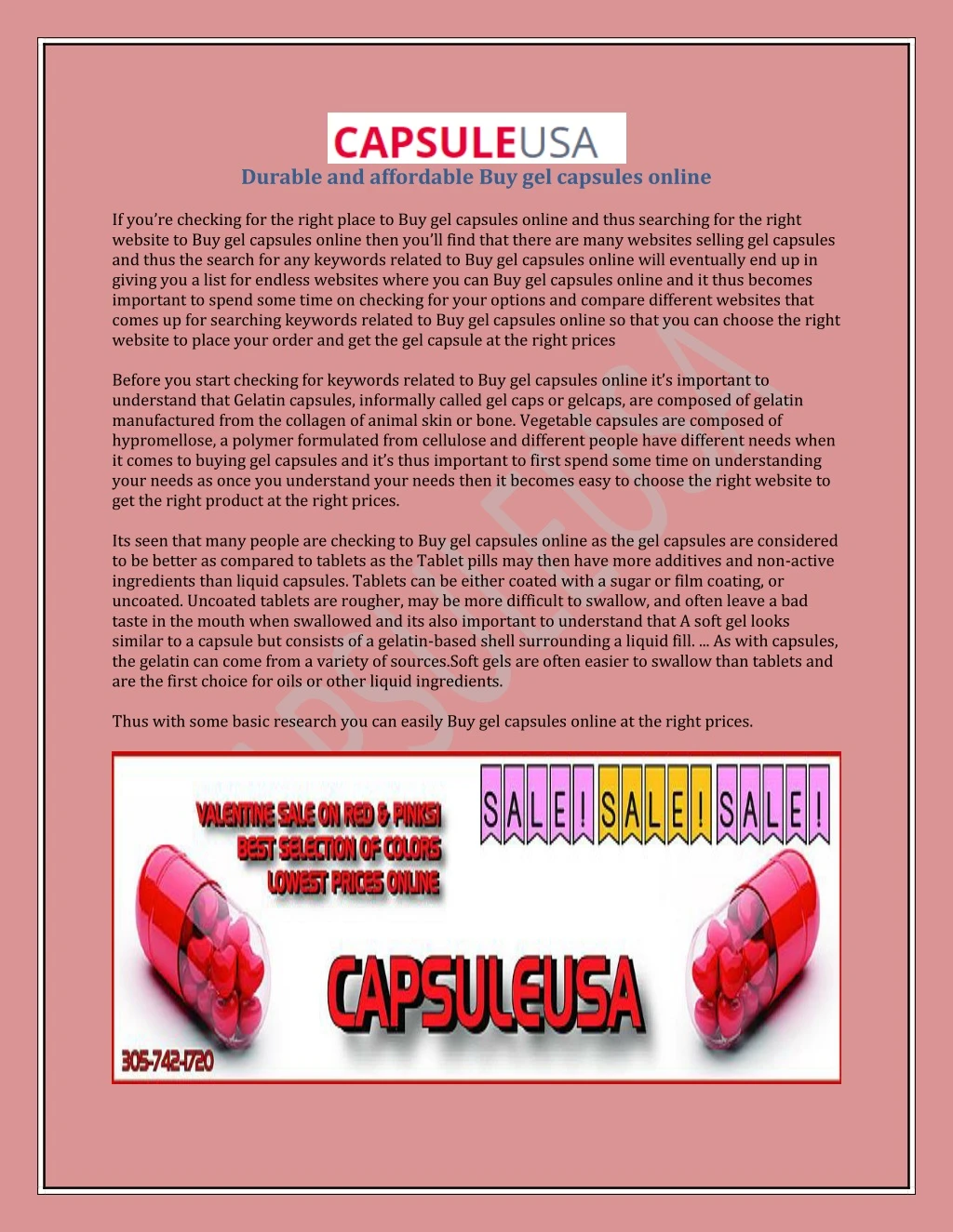 durable and affordable buy gel capsules online