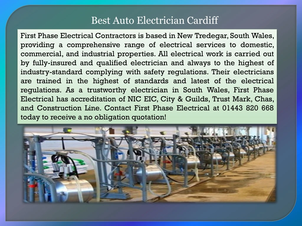 best auto electrician cardiff