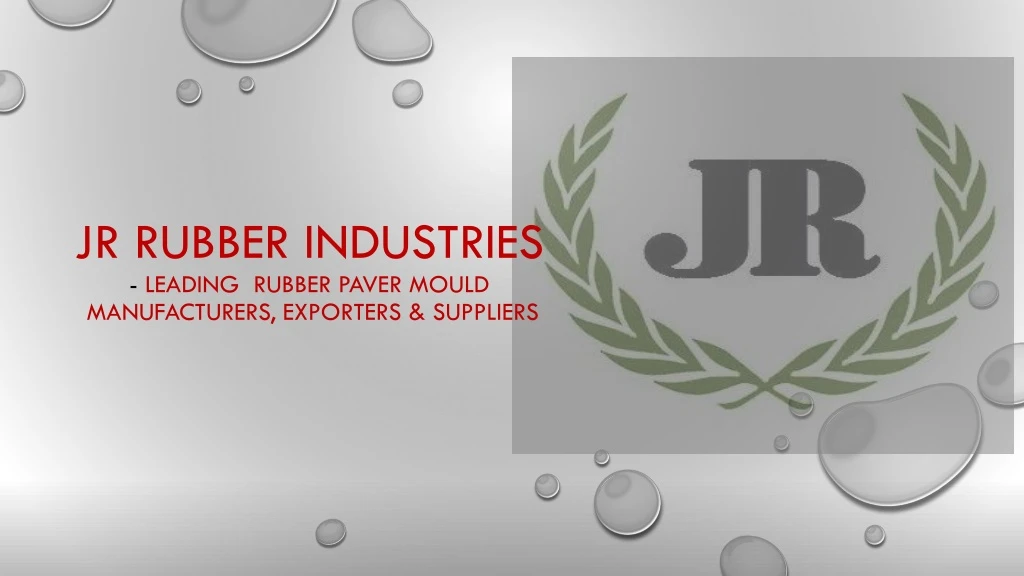 jr rubber industries leading rubber paver mould manufacturers exporters suppliers