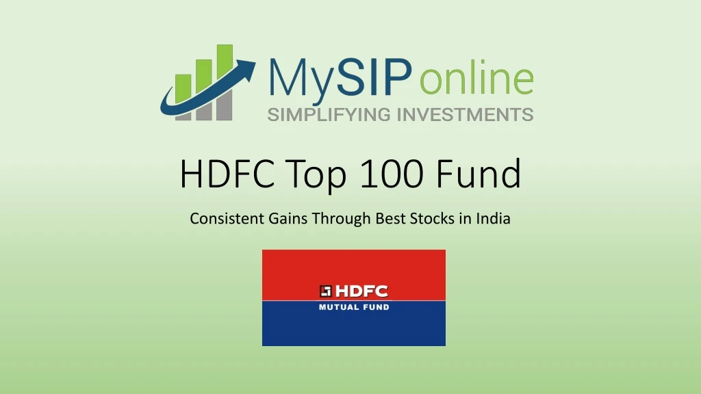 hdfc top 100 fund