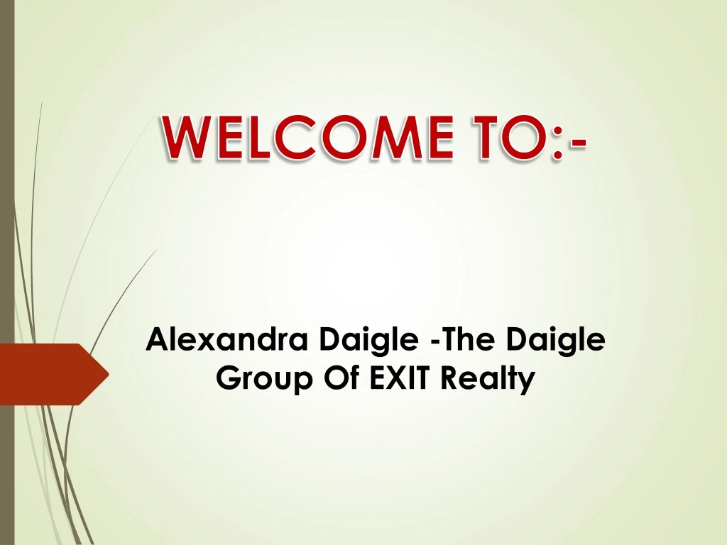 welcome to