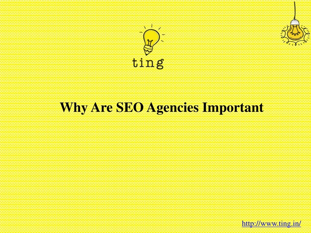 why are seo agencies important