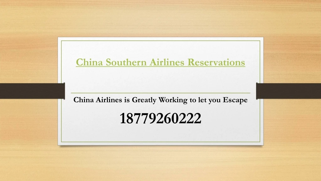 china southern airlines reservations