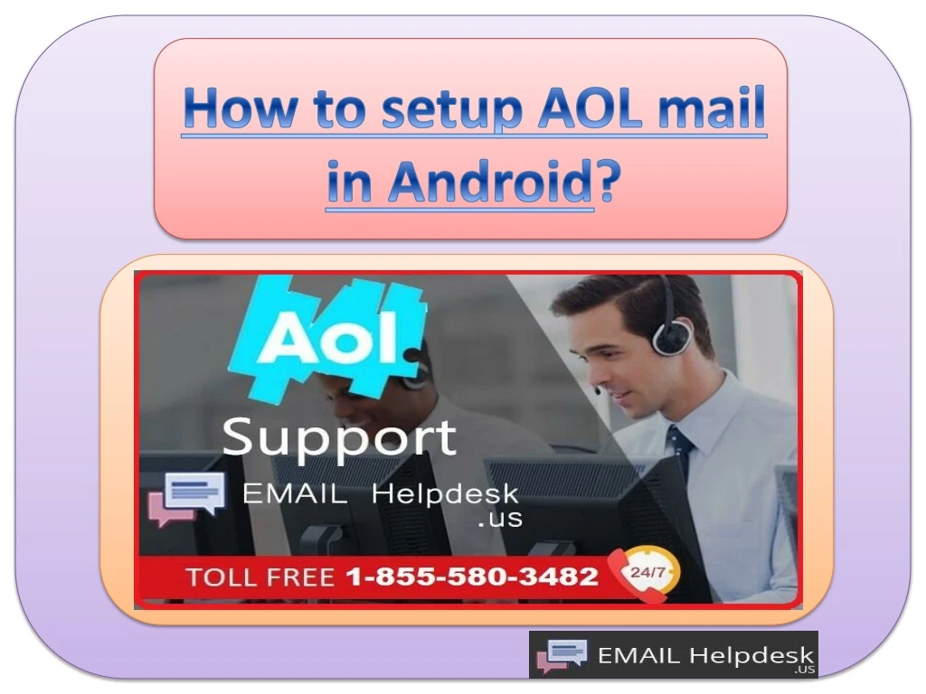 how to setup aol mail in android