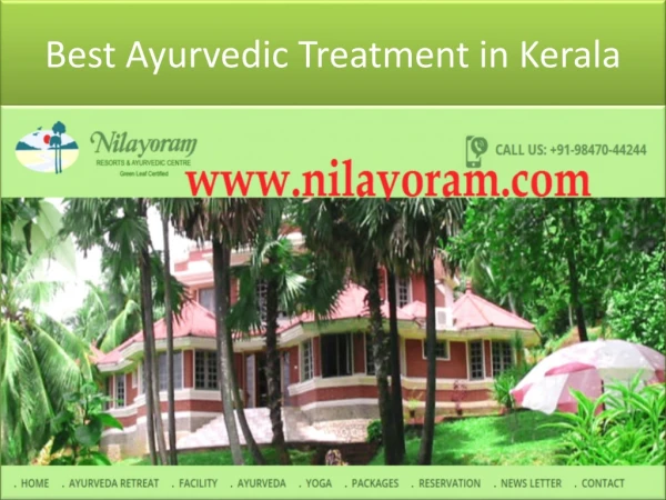 Best Ayurvedic Treatment in Kerala