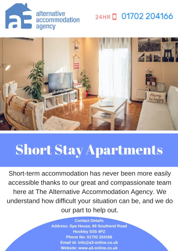 Short Stay Apartments