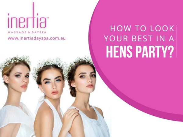 Famous Day Spa in Gold Coast for Hens Night Parties