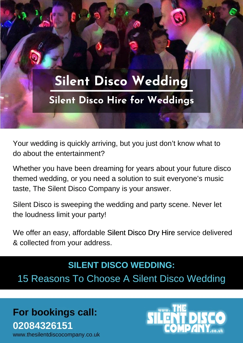silent disco wedding