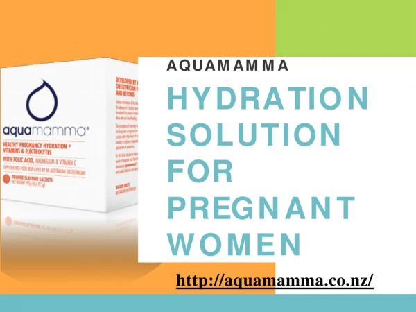 Get the best Hydration Solution for Pregnant Women - Aquamamma