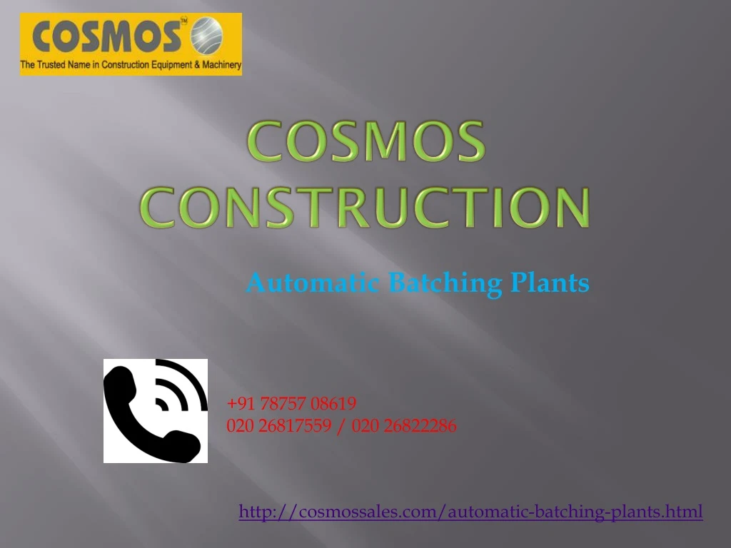 cosmos construction