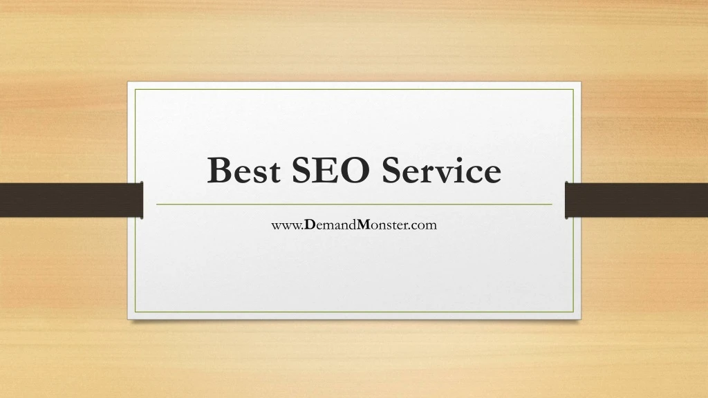 best seo service
