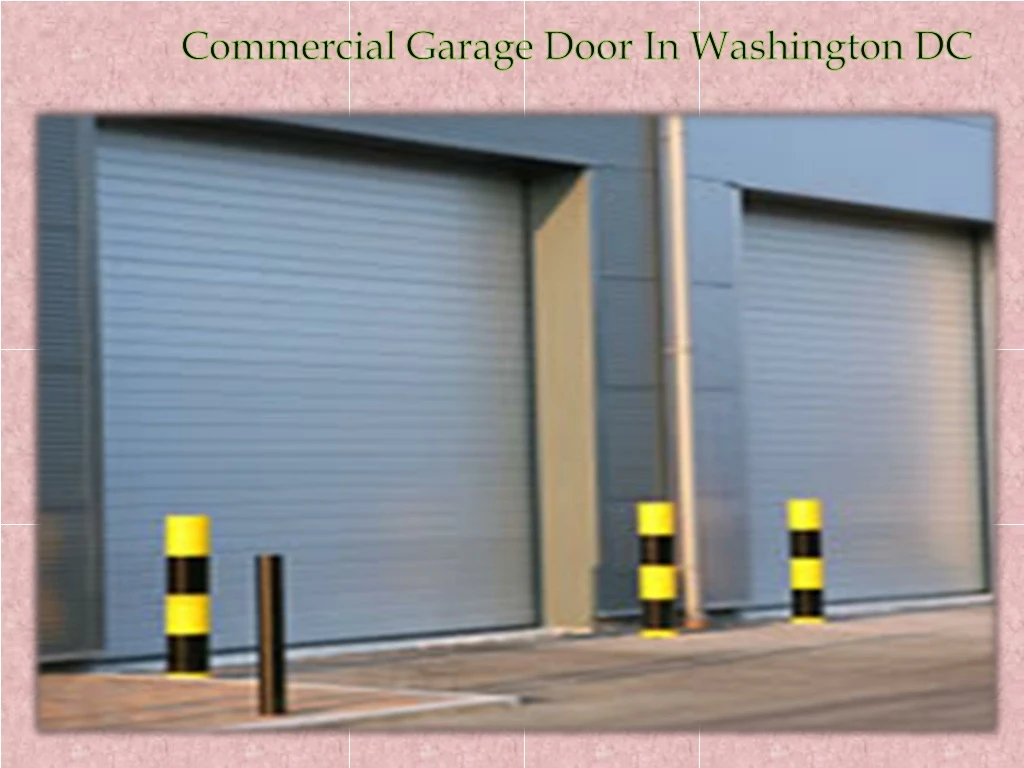commercial garage door in washington dc