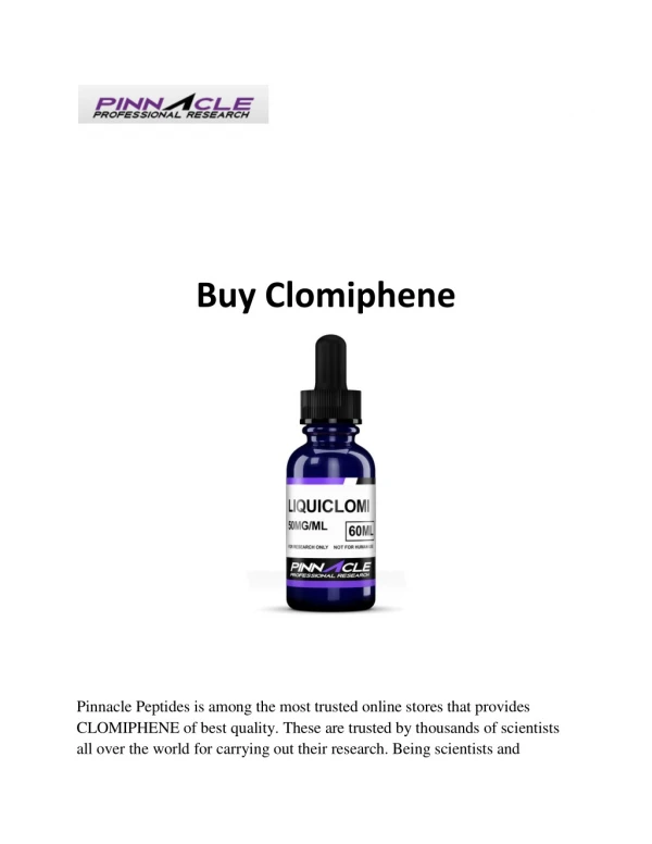 Buy Clomiphene