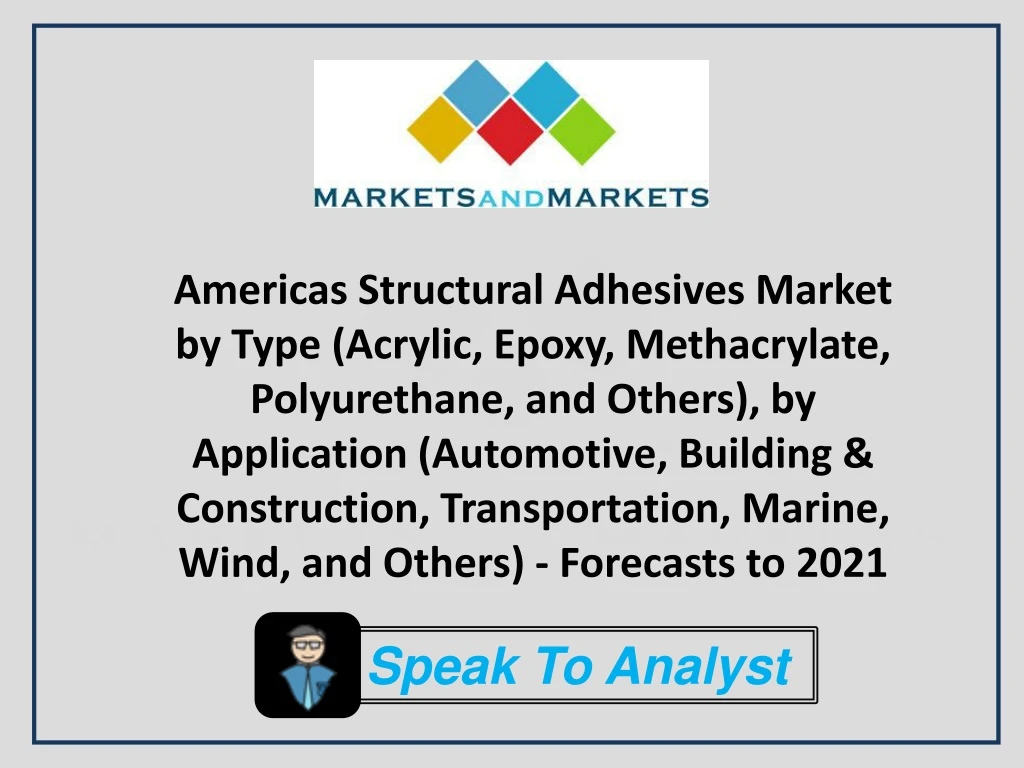 americas structural adhesives market by type