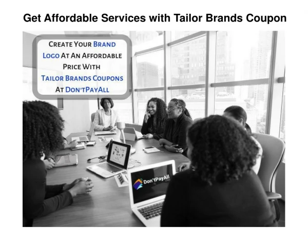 Get Affordable Services with Tailor Brands Coupon
