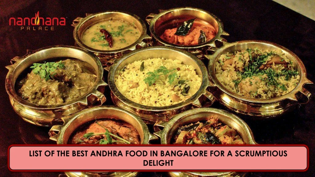 list of the best andhra food in bangalore