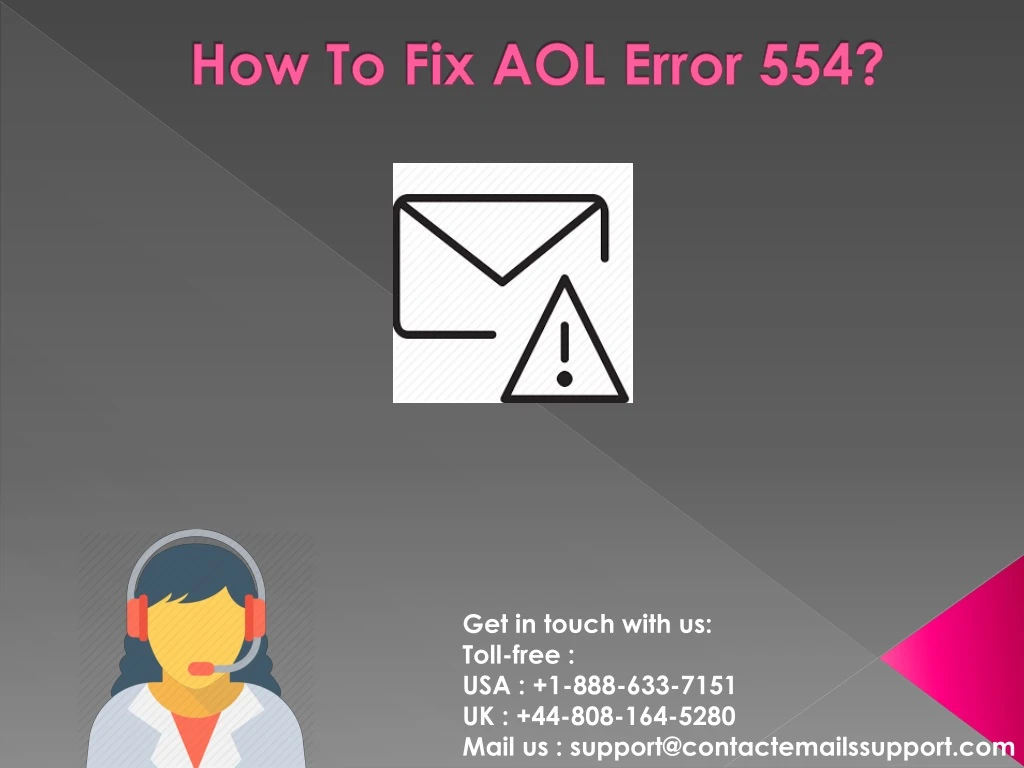 how to fix aol error 554
